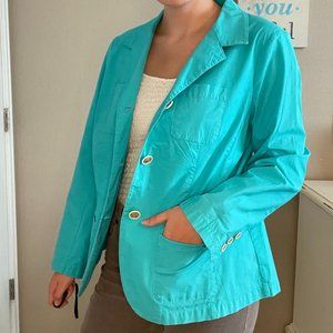 Talbots Teal Blazer Jacket